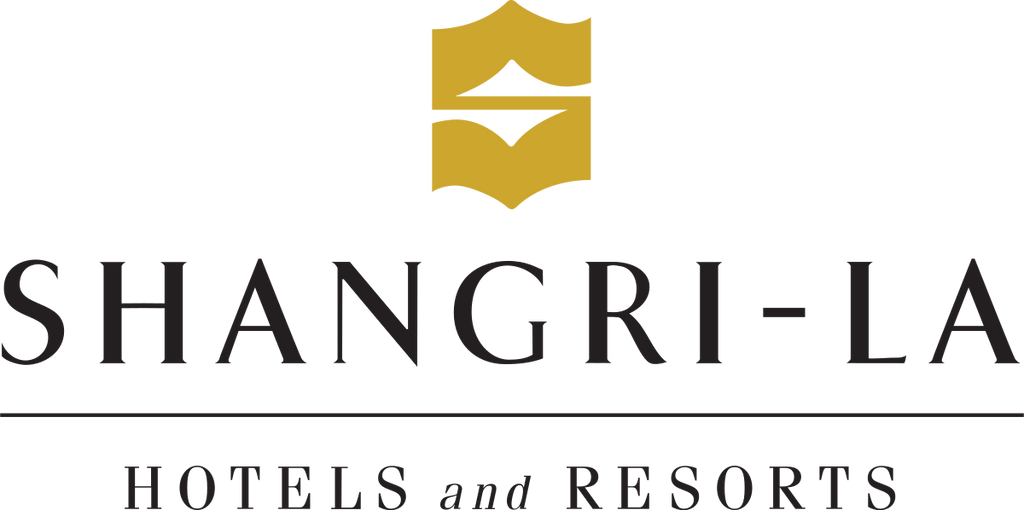 Shangri-La Hotels and Resorts logo, showcasing an exotic palm frond design, often visited by guests using Istanbul Luxury Transfer