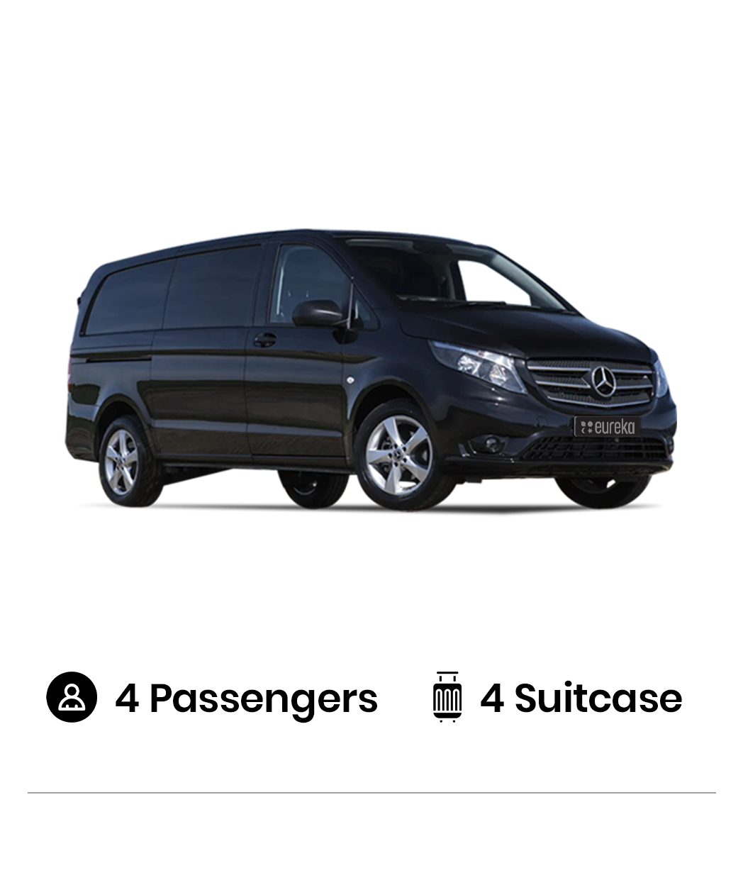 Mercedes Vito ideal for family airport transfers