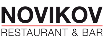 Novikov logo, a popular dining choice for guests of Istanbul Luxury Transfer, featuring stylish, modern typography