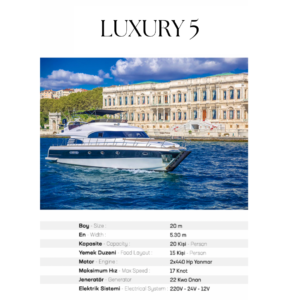 istanbul luxury yachts