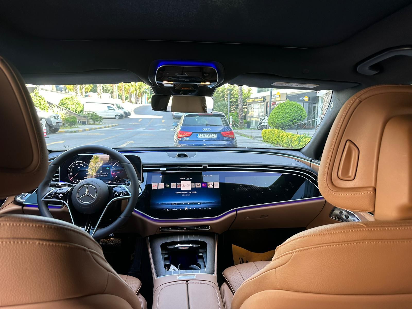 Mercedes E-Class interior Istanbul chauffeur service