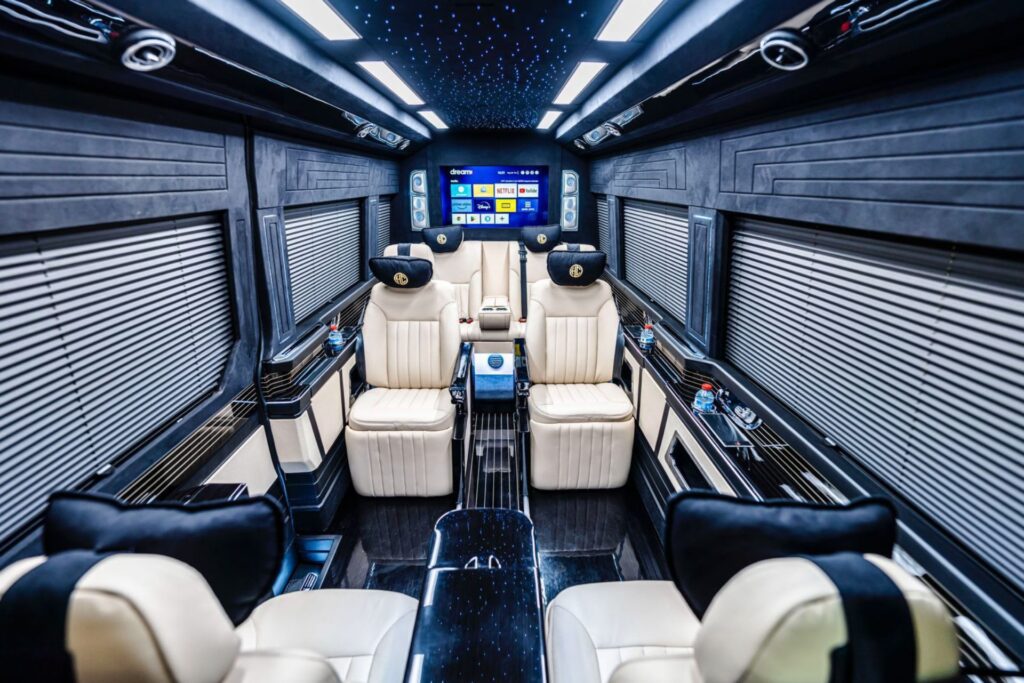 istanbul luxury minivan interior