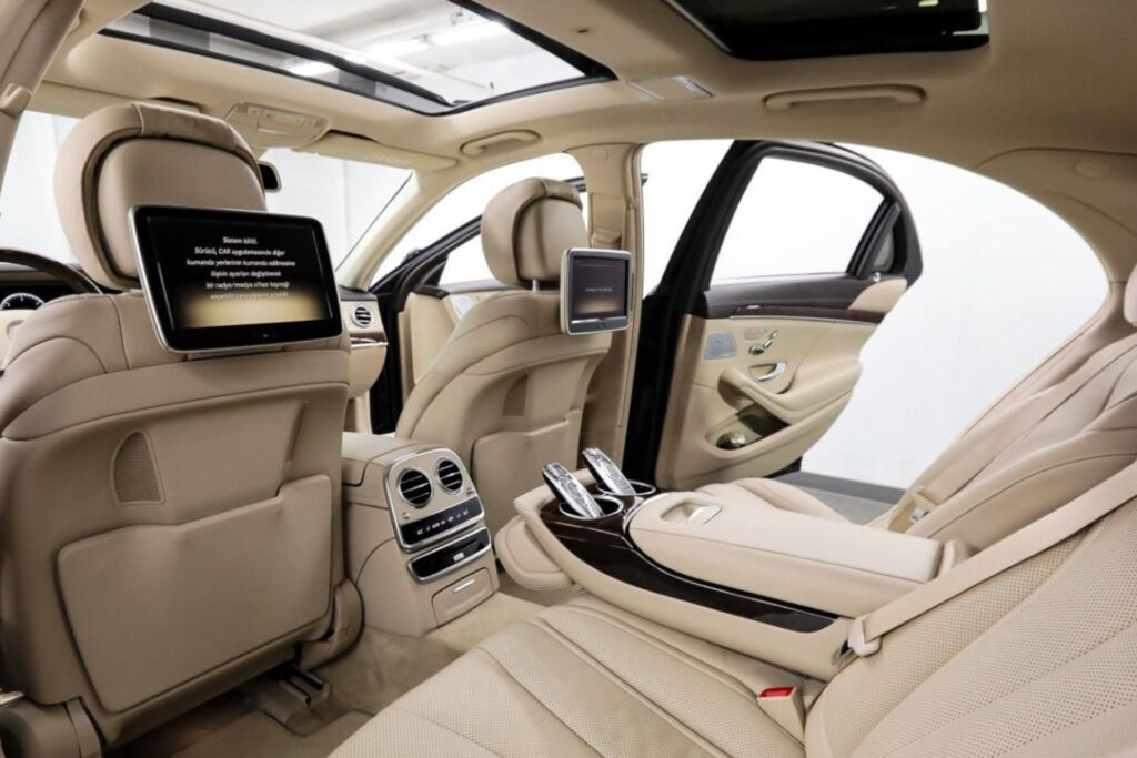 mercedes s class vip transfer interior