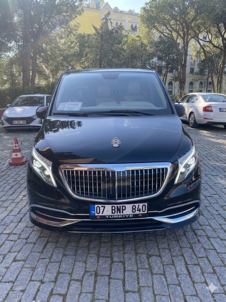 Antalya private transfer with Mercedes Vito